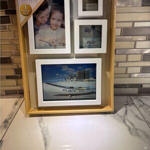 2/$20  White 4-Piece Picture Frame Set